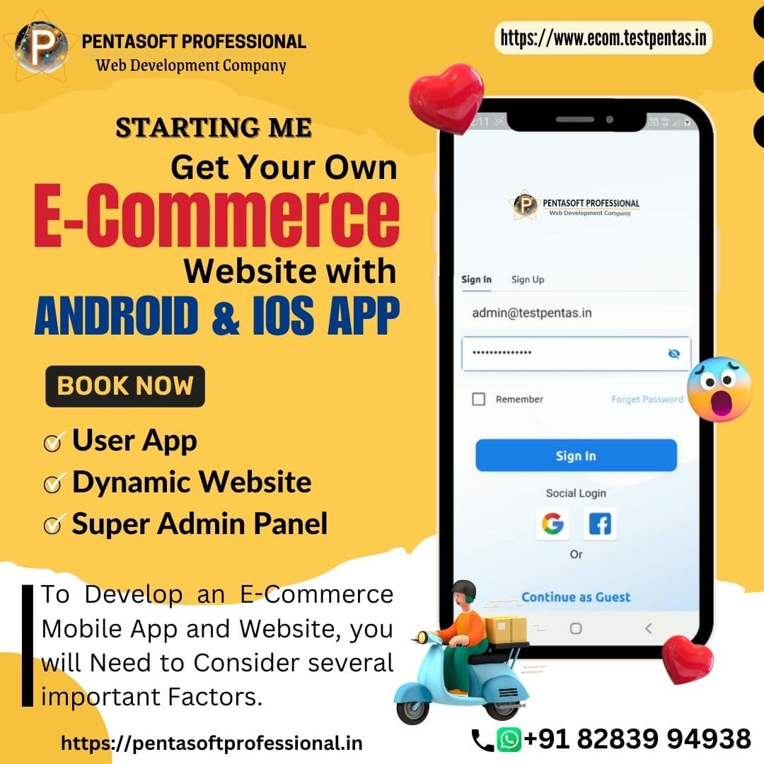 E-Commmerce Website With Android & IOS APP (Single Vendor)